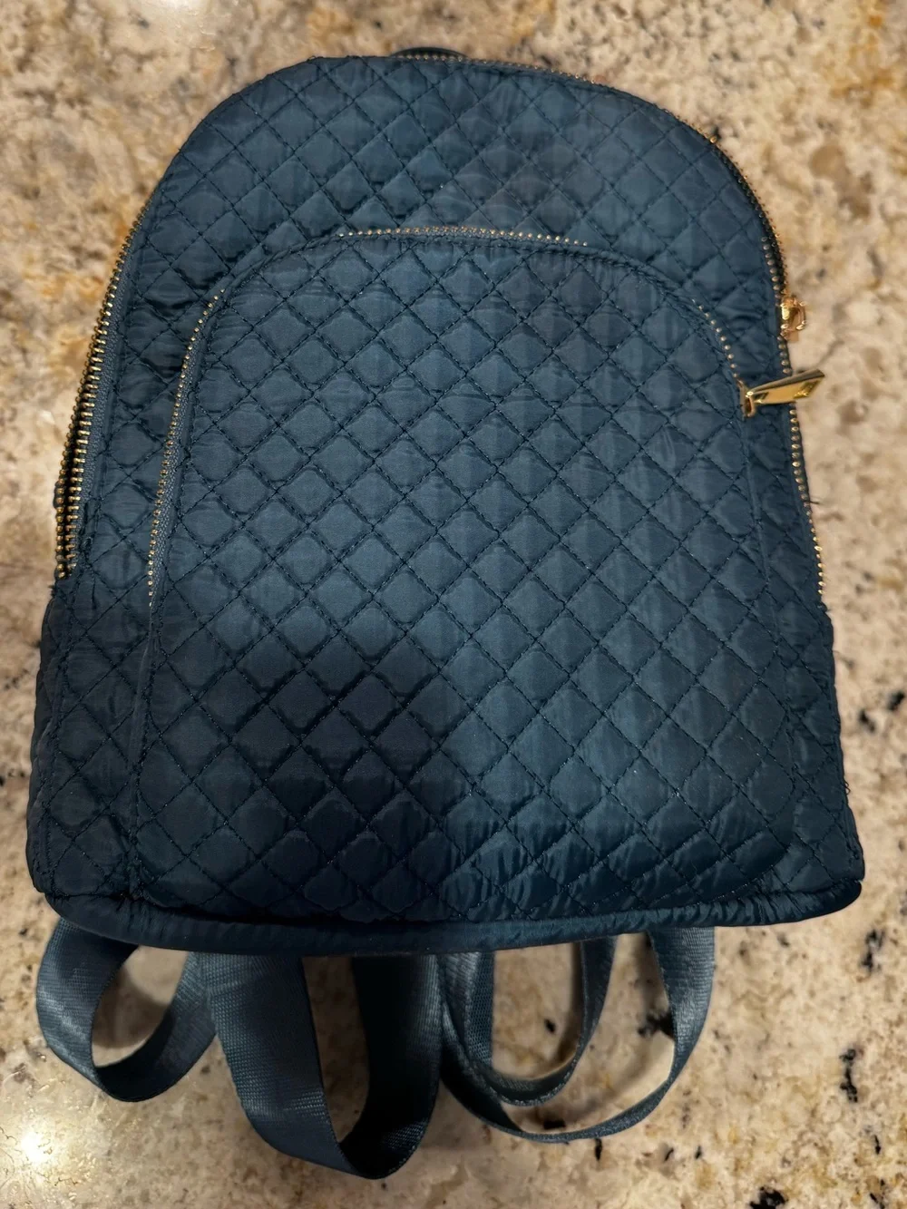 Quilted Teal Mini Backpack - Cynthia Rowley